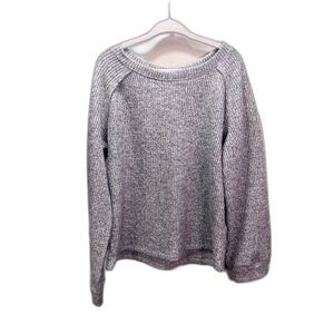Cat & Jack Sweater Size M Girl's Gray Textured Modern Cottagecore Top